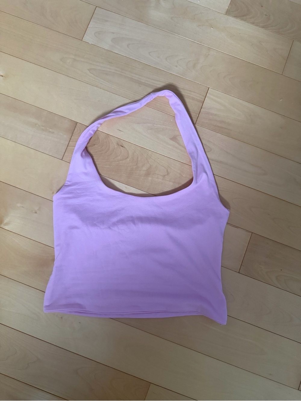 Ardene Light Pink Halter Crop Top